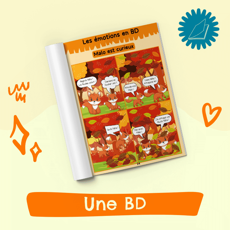 Magazine ouvert sur la BD