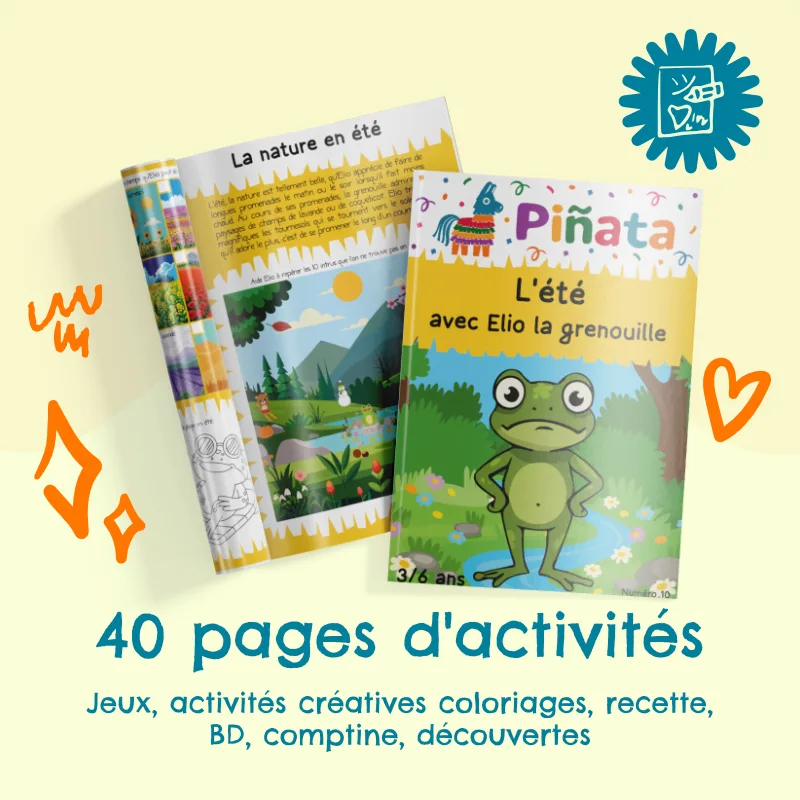 Magazine 3-6 ans l'été avec Elio la grenouille (n°10)