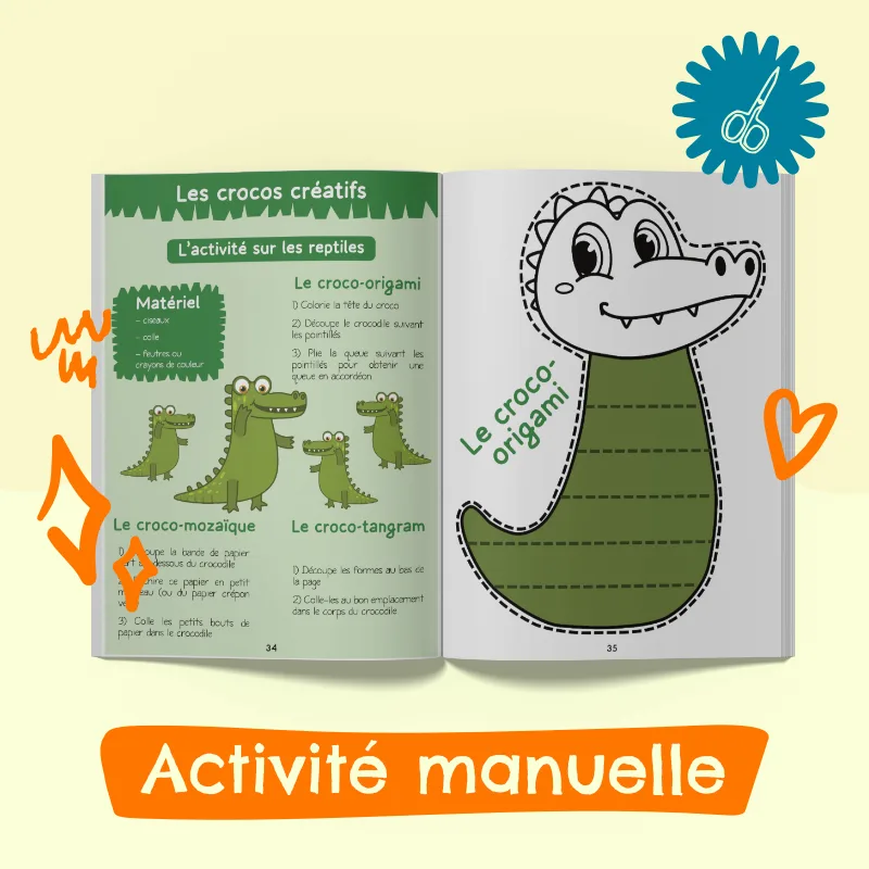 Magazine 3-6 ans les reptiles avec Max le crocodile (n°6) – Image 2